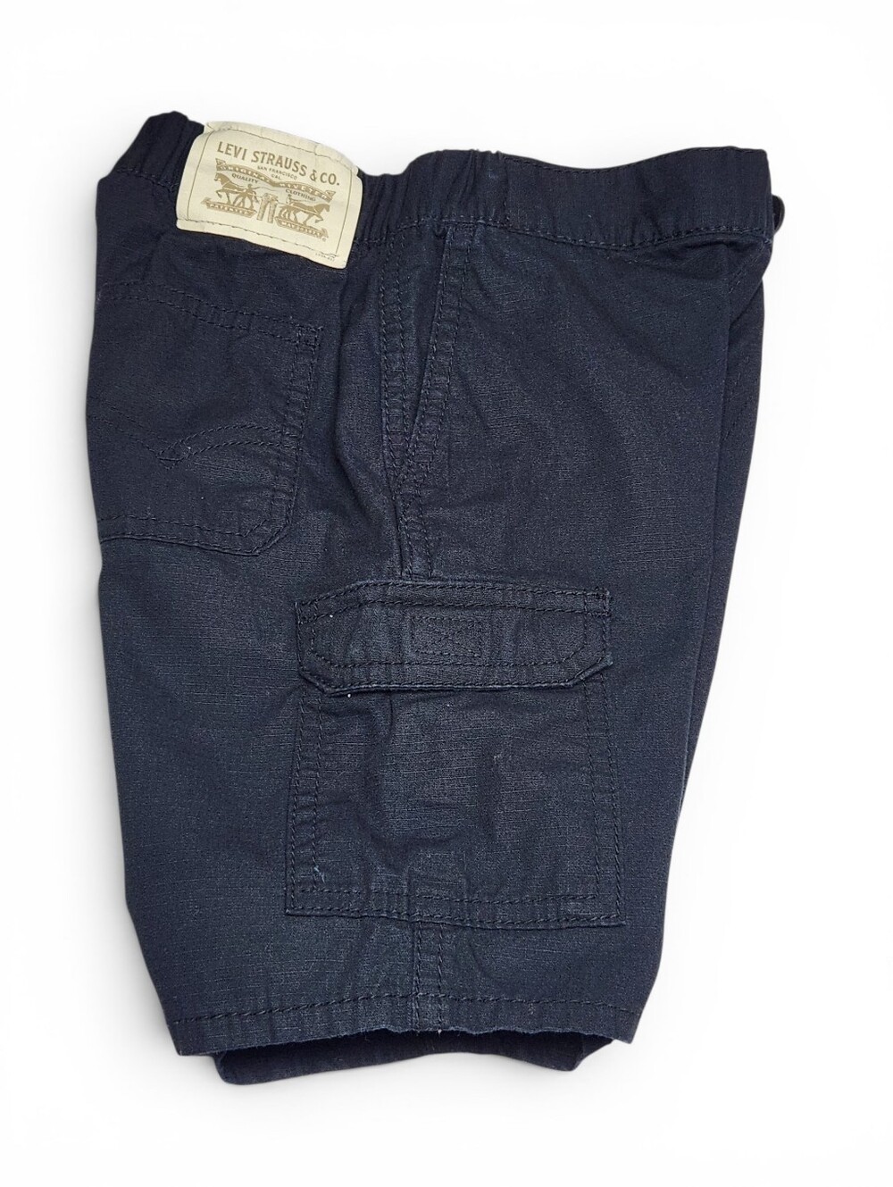Levi's Little Kids' Black Cargo Short Pull-on 100% Cotton Size 4T (4-5 Years) - Picture 8 of 10